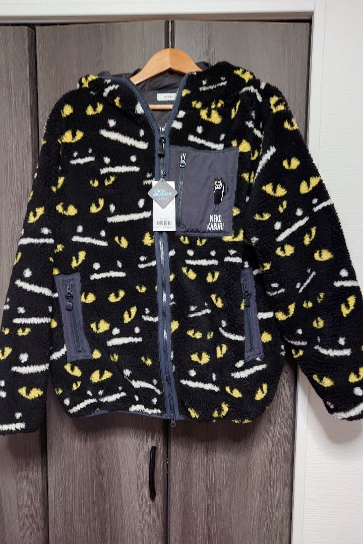 新品タグ付き！graniph　ねこかぶりボアジャケット L　ユニセックス