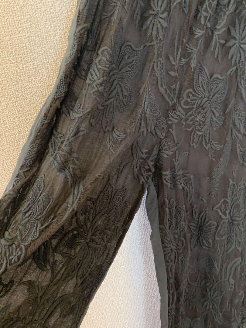 パンツ MEDI EMBROIDERY TULLE PANTS
