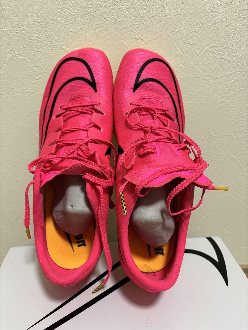 Nike Air Zoom マックスフライ スパイクシューズ ピンク 27.0
