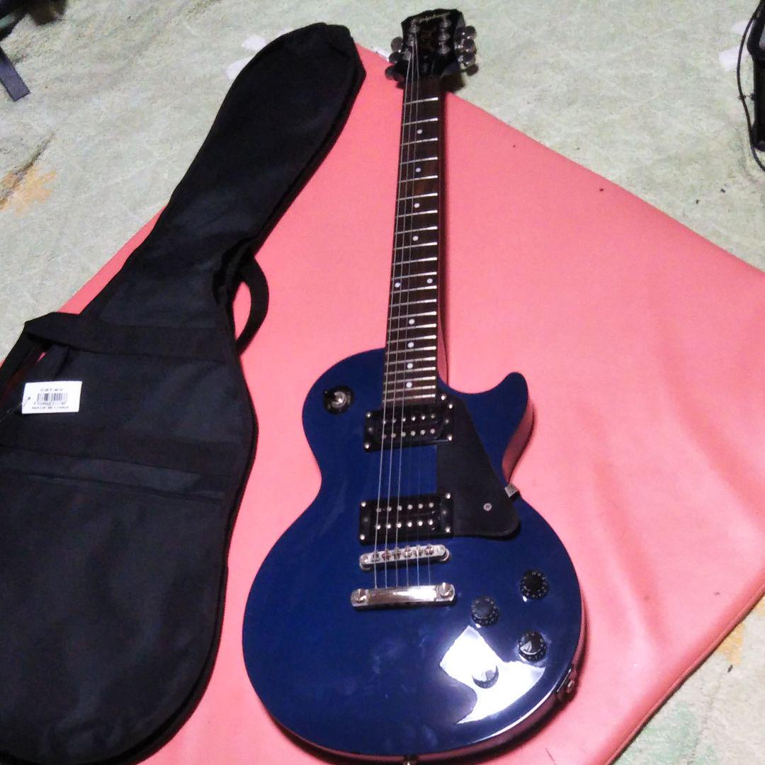 レアカラーEpiphoneレスポールスタジオ ネイビーブルー(紺色)