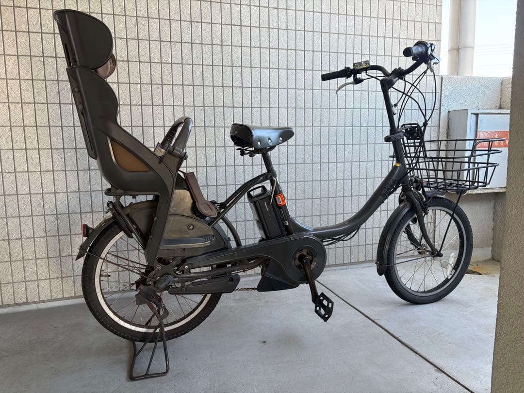 ブリヂストン電動アシスト自転車 チャイルドシート付きBRIDGESTONE
