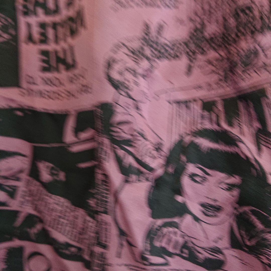 HYSTERIC GLAMOUR New York Dolls シルクブラウス HYSTERIC GLAMOUR New York Dolls シルクブラウス フリーサイズ