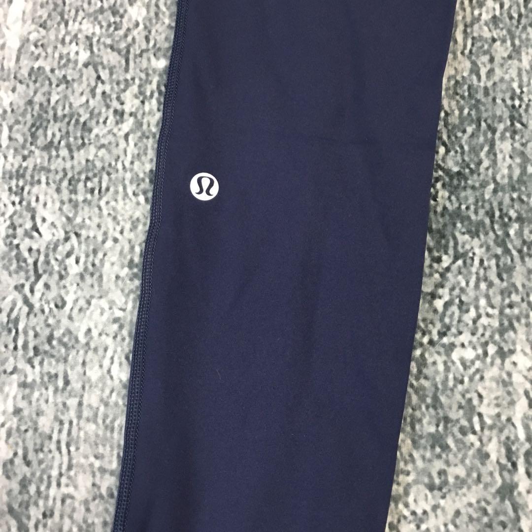 LULULEMON 新品☆ サイズ4 ネイビー ハイウエスト ヨガパンツ