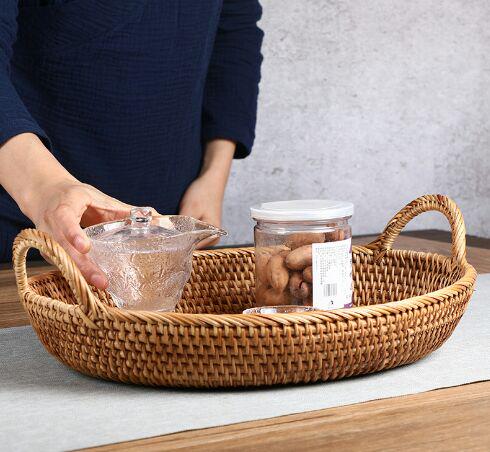 お得な情報満載 【杏子】民芸職人手作り 小物入れ籠 ピクニック 茶道具 大感謝セール 小物入れ籠 ピクニック 茶道具 籐編 収納ケース 【杏子】民芸職人手作り バスケット/かご