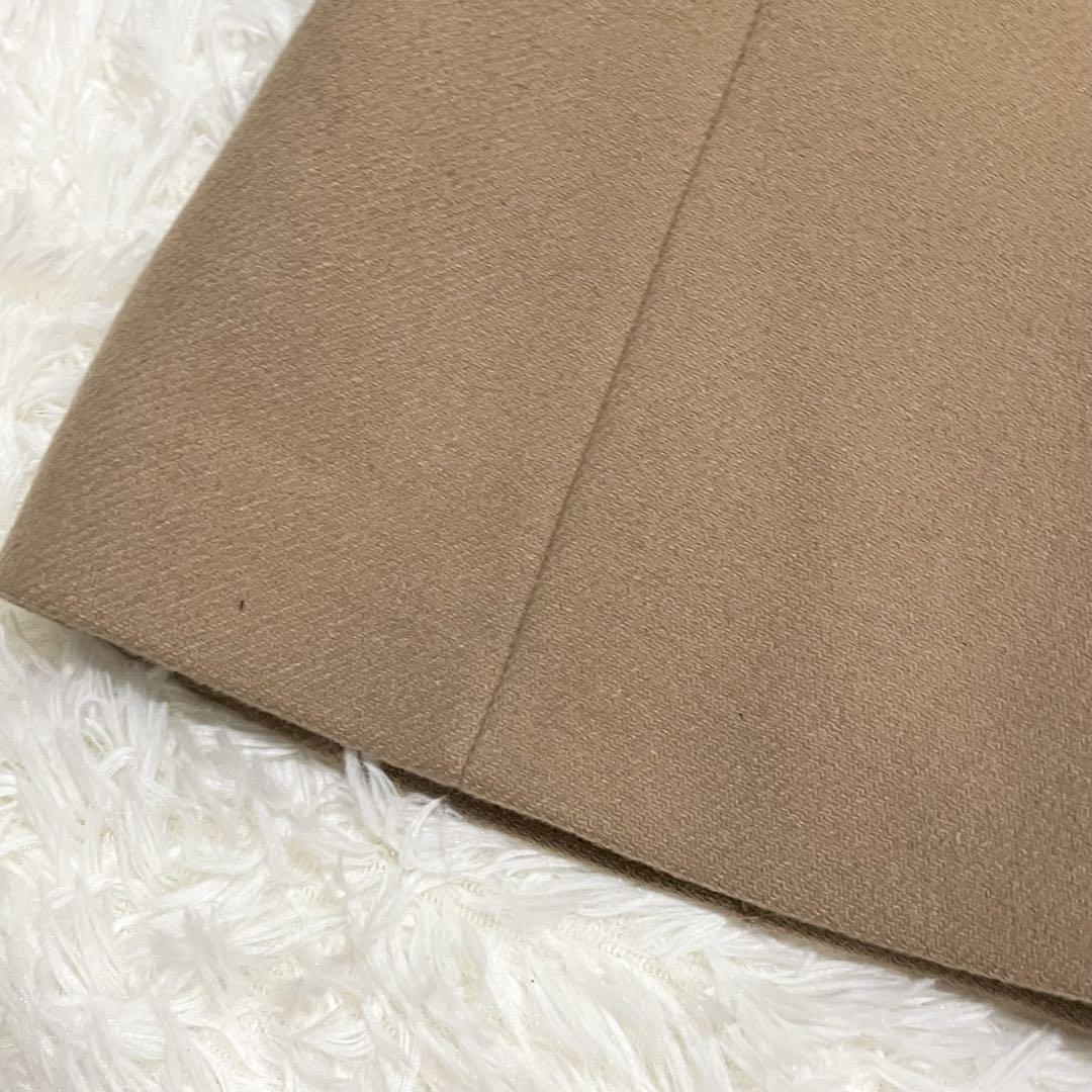 美品✨ デビュードフィオレ　カシミヤ　ウール　フーデットコート　フォックスファー