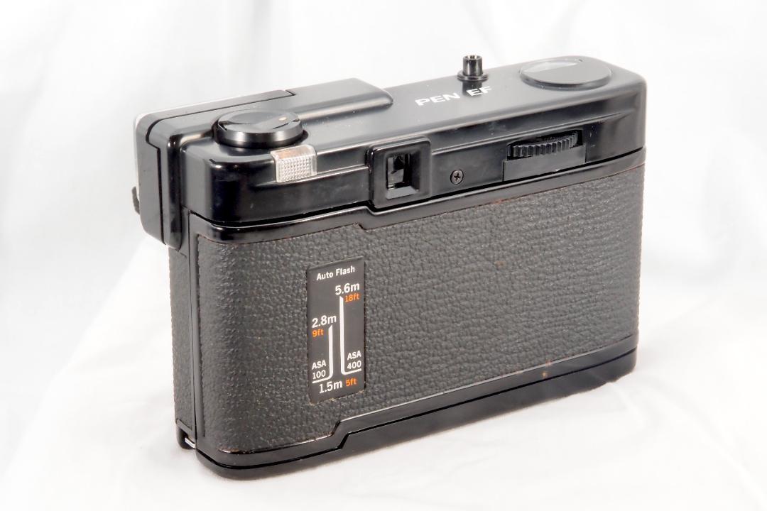 OLYMPUS PEN EF 28mm f3.5 分解整備済 ストロボ露出計正常