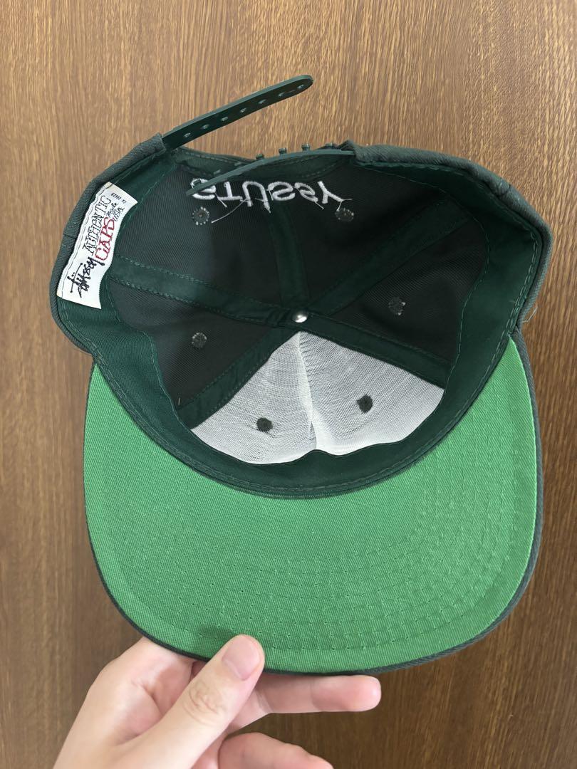 old stussy cap 白タグ ssリンク USA製