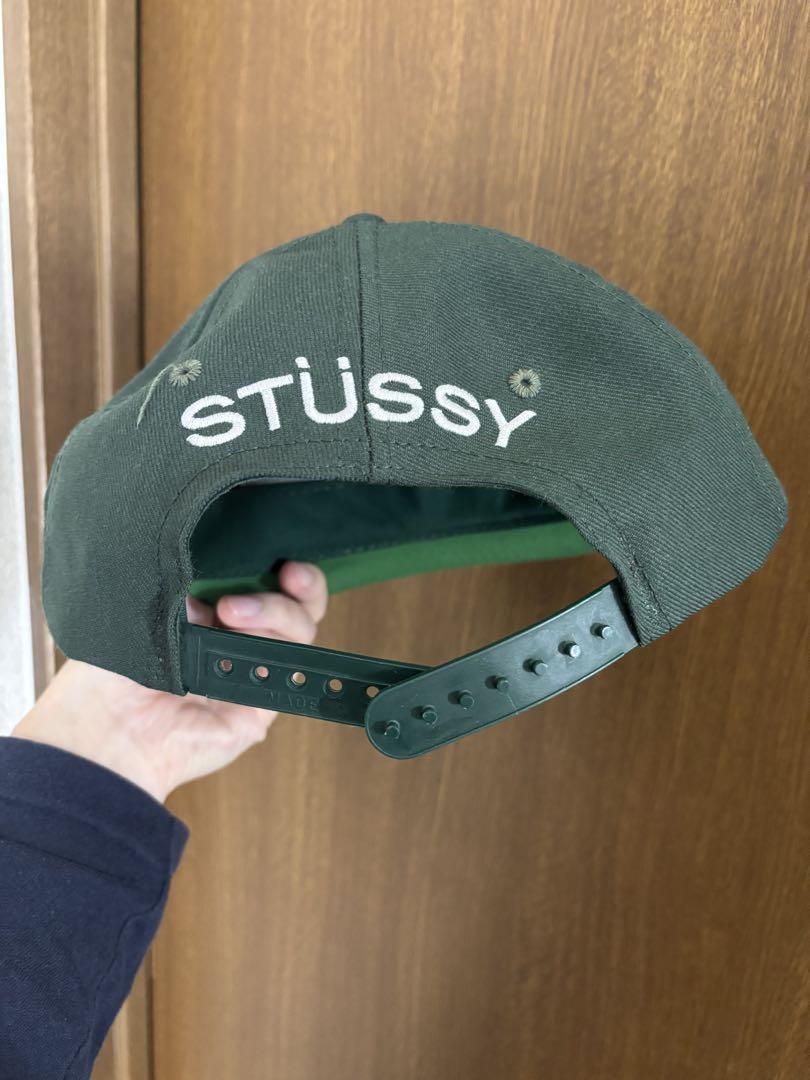 old stussy cap 白タグ ssリンク USA製