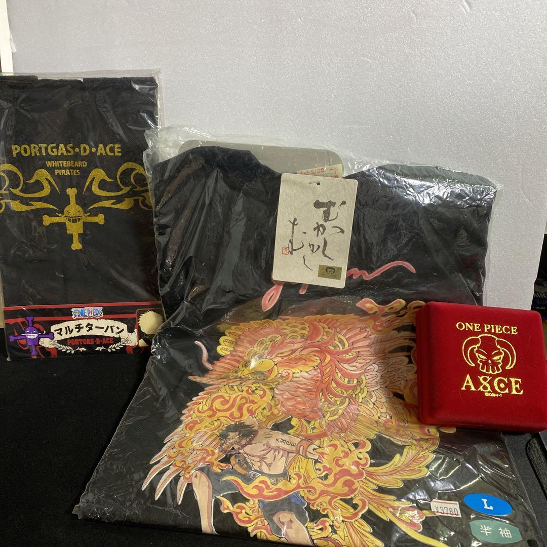 ONE PIECE ポートガス・D・エース Tシャツ Lサイズ 4,500円
