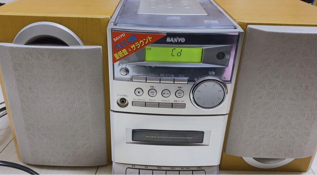 システムコンポ SANYO DC-DA80 CD/ラジオ/カセット