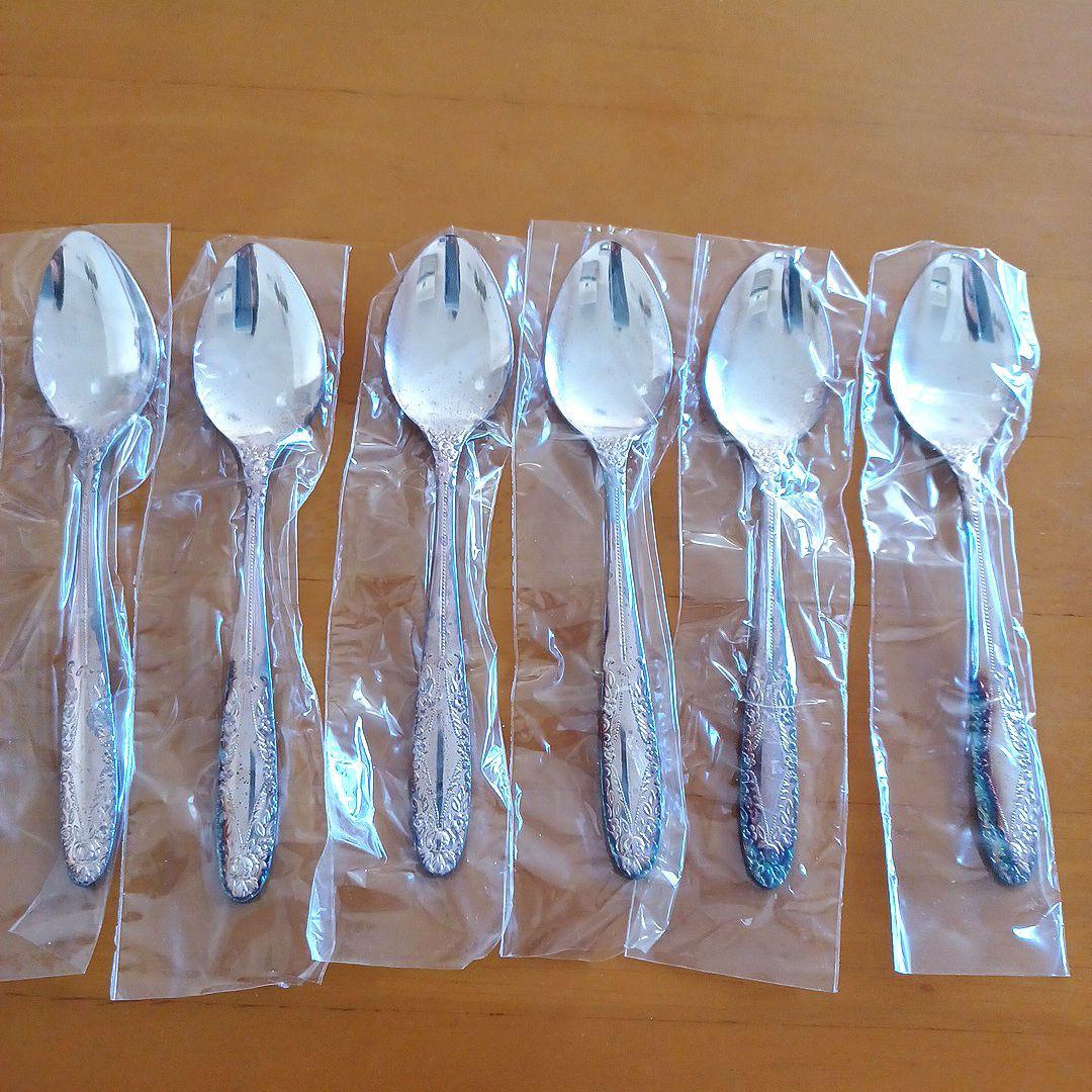 銀メッキスプーンフォーク6本セット 新品 未使用 - メルカリ