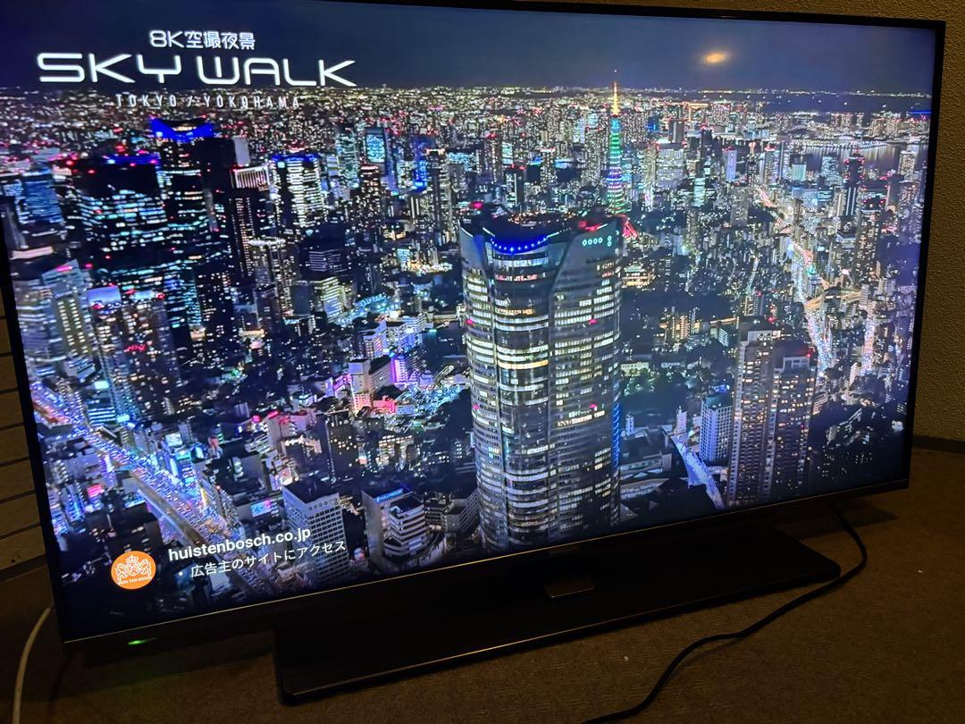 50型液晶テレビ　ハイセンス　50A6800　4K液晶テレビ美品