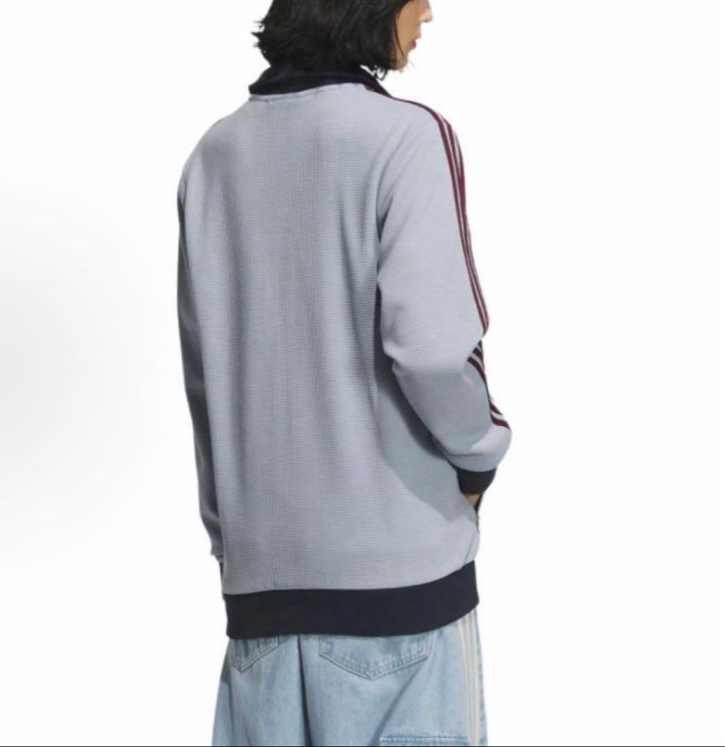 新品XL Adidas 長袖ジャケット シルバーグレー KB8953
