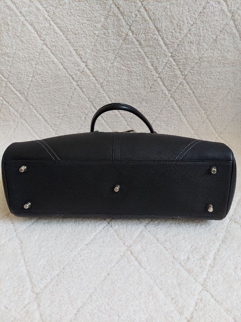 ✨極美品✨COACH コーチ ハンドバッグ F08A71 黒 レザー ✨極美品✨COACH コーチ ハンドバッグ F08A71 黒 レザー