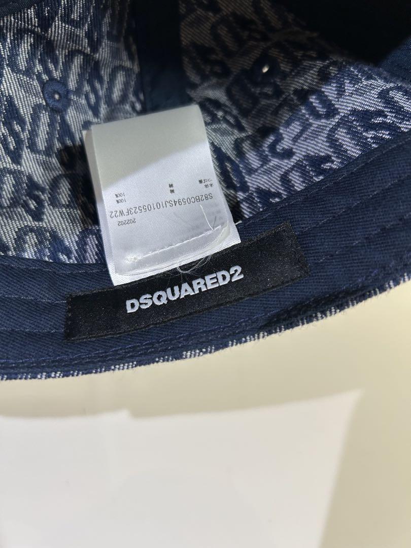 DSQUARED2 ネイビーキャップ Mサイズ