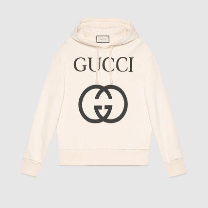 GUCCI グッチ インターロッキングG プルオーバー パーカー XS