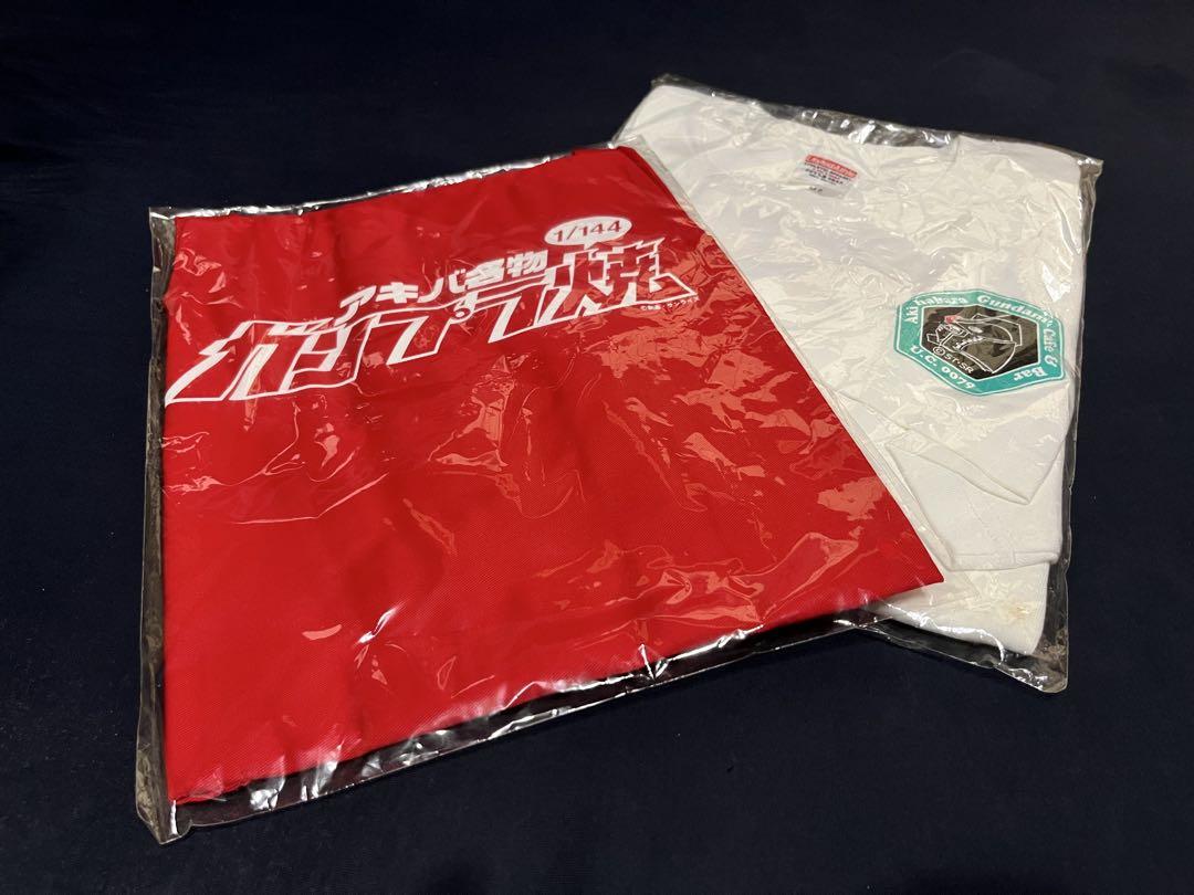 【激レア非売品】 新品 ガンプラ焼き エプロン ガンダムカフェ Tシャツ M