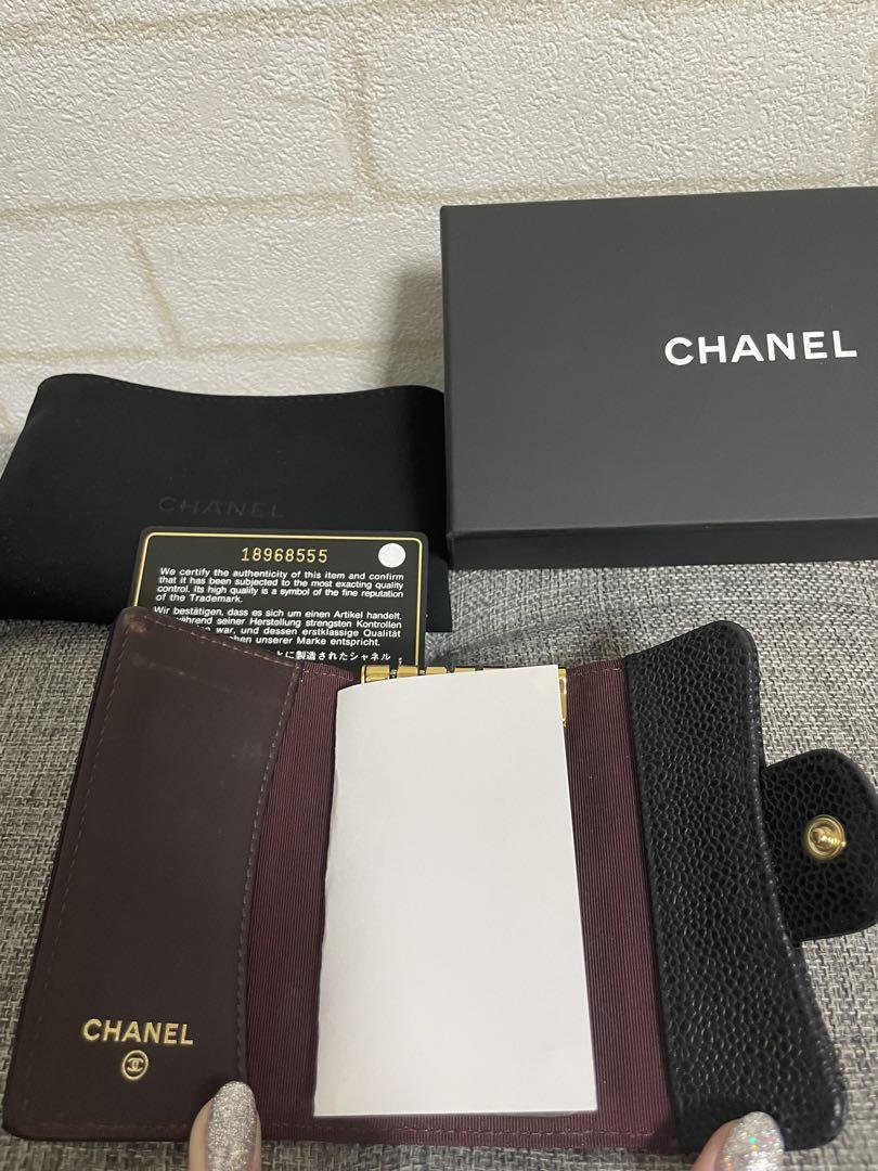 CHANEL キーケースキャビアスキン６連ゴールド付属品有り