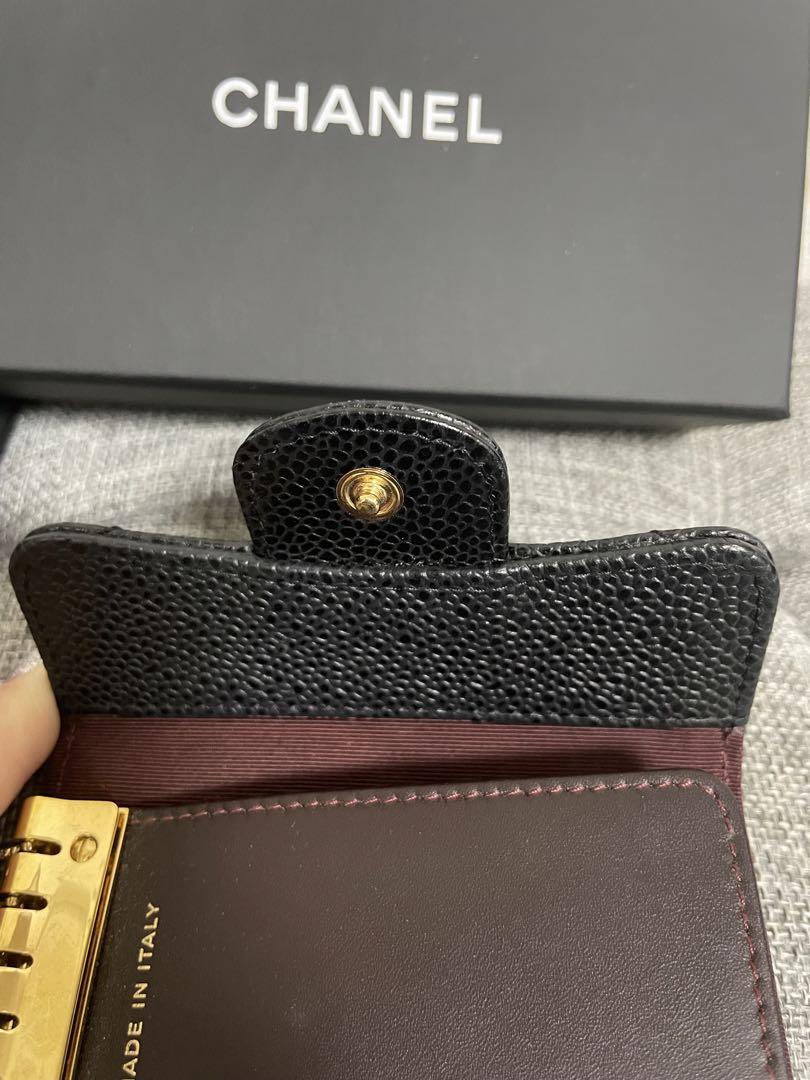 CHANEL キーケースキャビアスキン６連ゴールド付属品有り