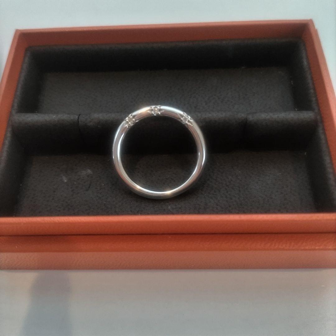 【美品】poonys　4石埋め込みリング　12号