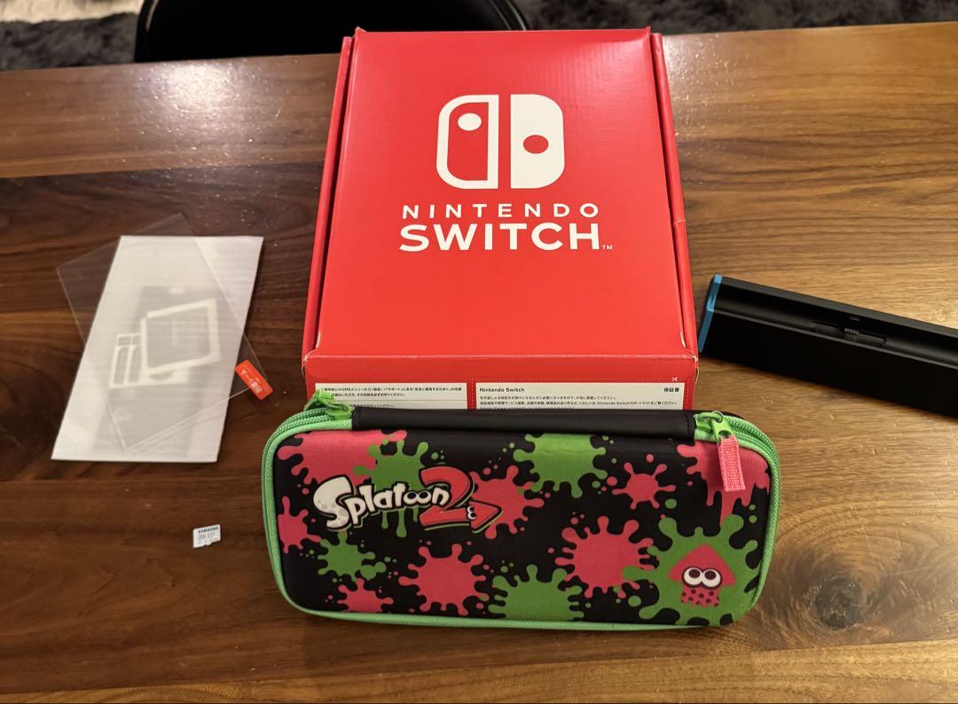 Nintendo Switch 有機EL本体 + マリオレッドジョイコン　＋α