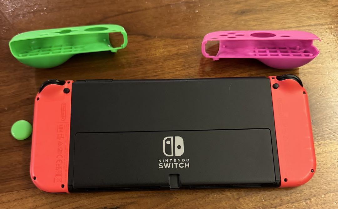 Nintendo Switch 有機EL本体 + マリオレッドジョイコン　＋α