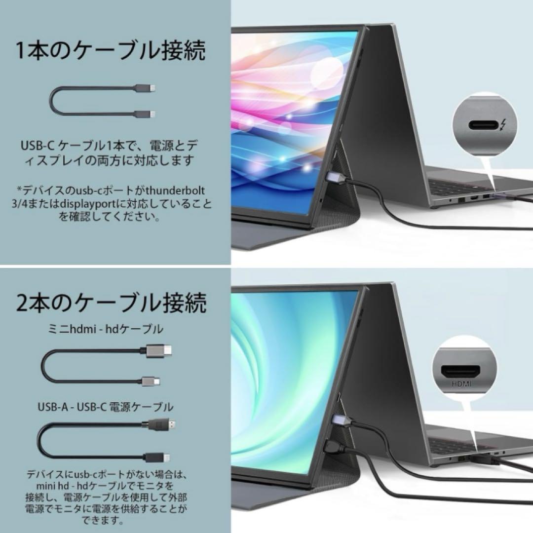 モバイルモニター 10.5インチ IPSパネル 1920*1280解像度60HZ
