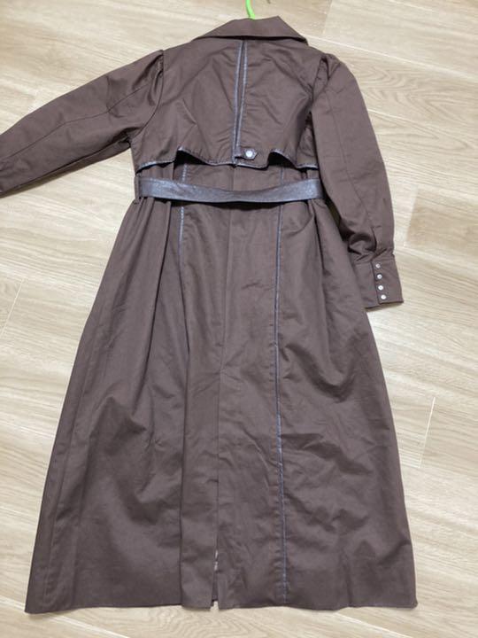 &g’aime アンジェム　レザーパイピングトレンチコート　新品