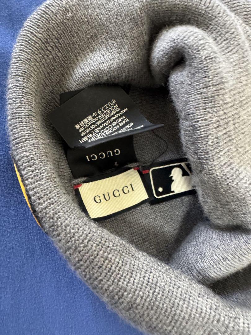 値段交渉可 Gucciニット帽 グレー San Francisco Giants