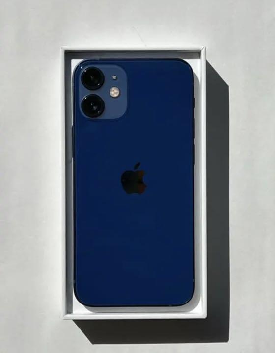 iPhone12 mini Black 128GB Sフリー バッテリー100% ムスビー｜☆純正バッテリー交換済み100% iPhone12 mini 128GB
