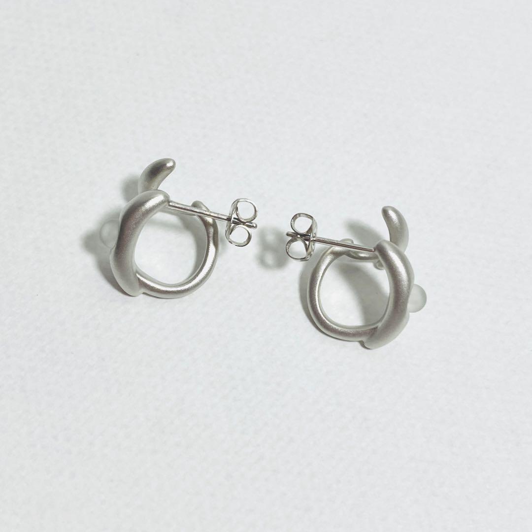 【限定値下】Jouete ダブルピアス 水晶 プラチナム