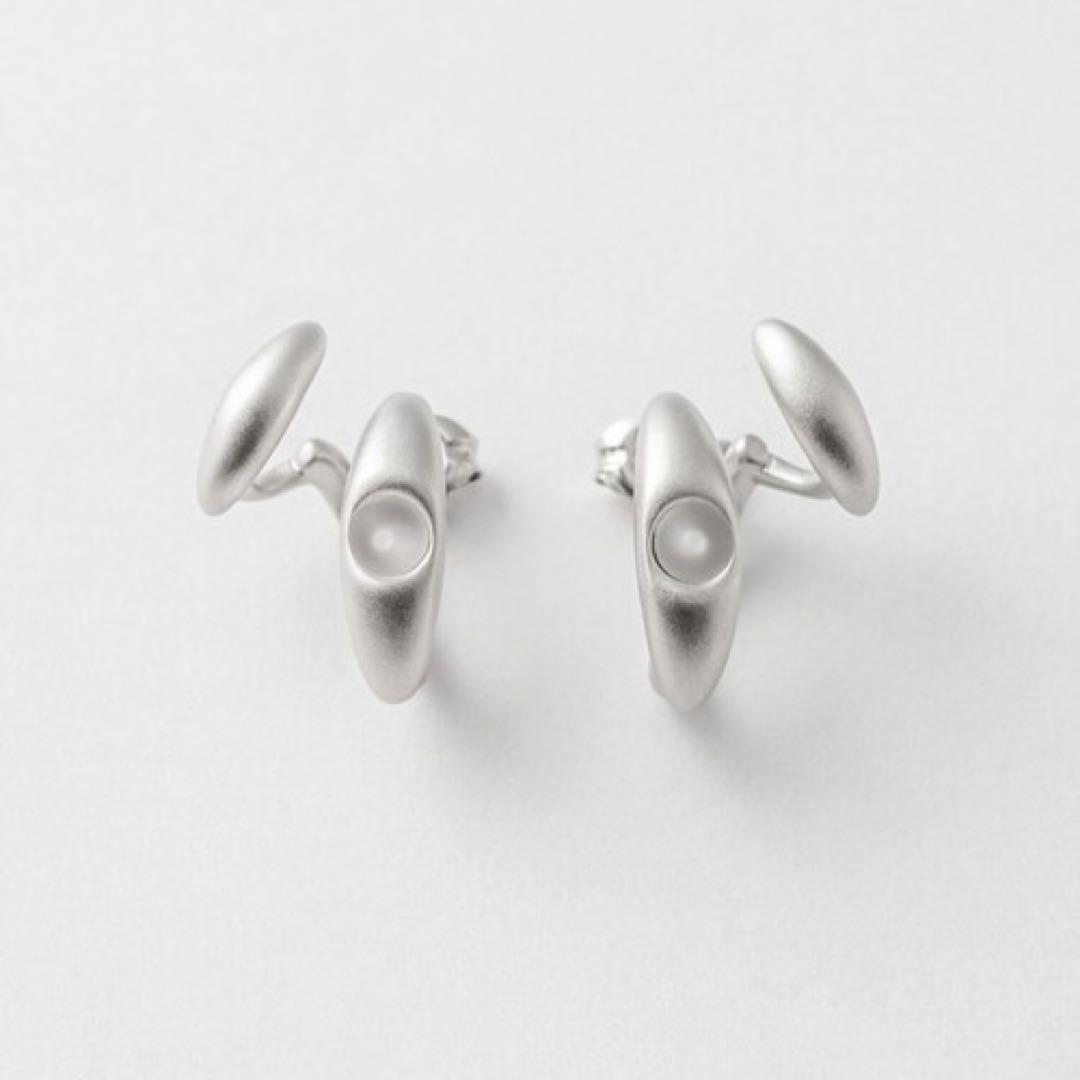 【限定値下】Jouete ダブルピアス 水晶 プラチナム