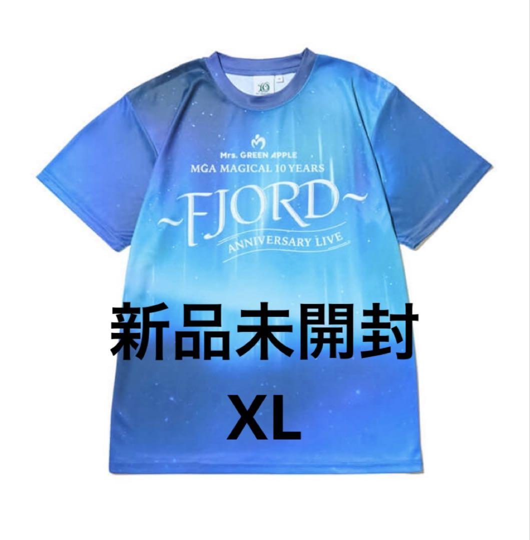 【新品】Mrs. GREEN APPLE シャツ フィヨルド クリスタルXL Mrs. GREEN APPLE ミセス Tシャツ FJORD XLサイズ 青 - メルカリ