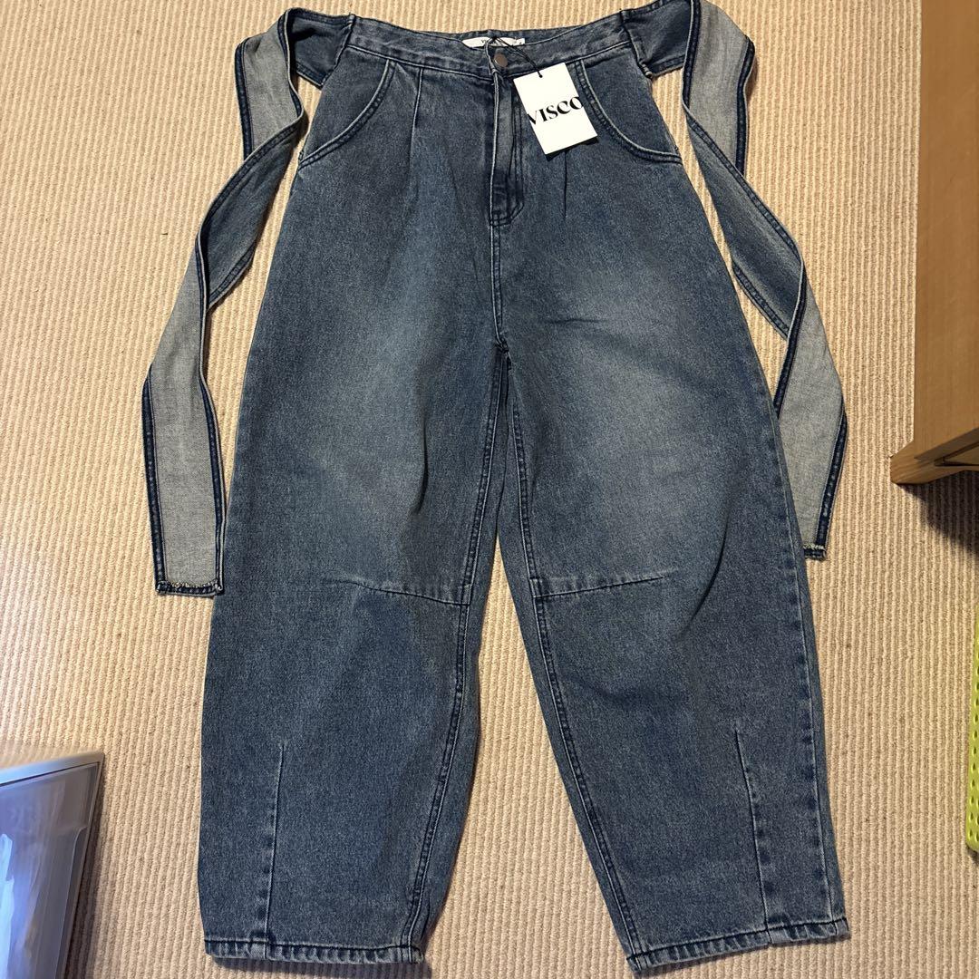 VISCO リボンタックバルーンデニム
