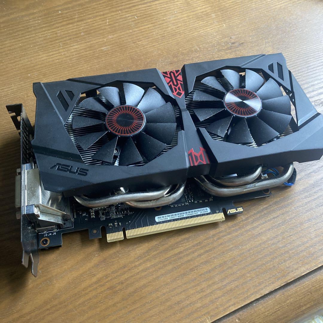 ASUS GTX1060 グラフィックボード Amazon | ASUS NVIDIA GTX1060搭載ビデオカード GTX1060-O6G