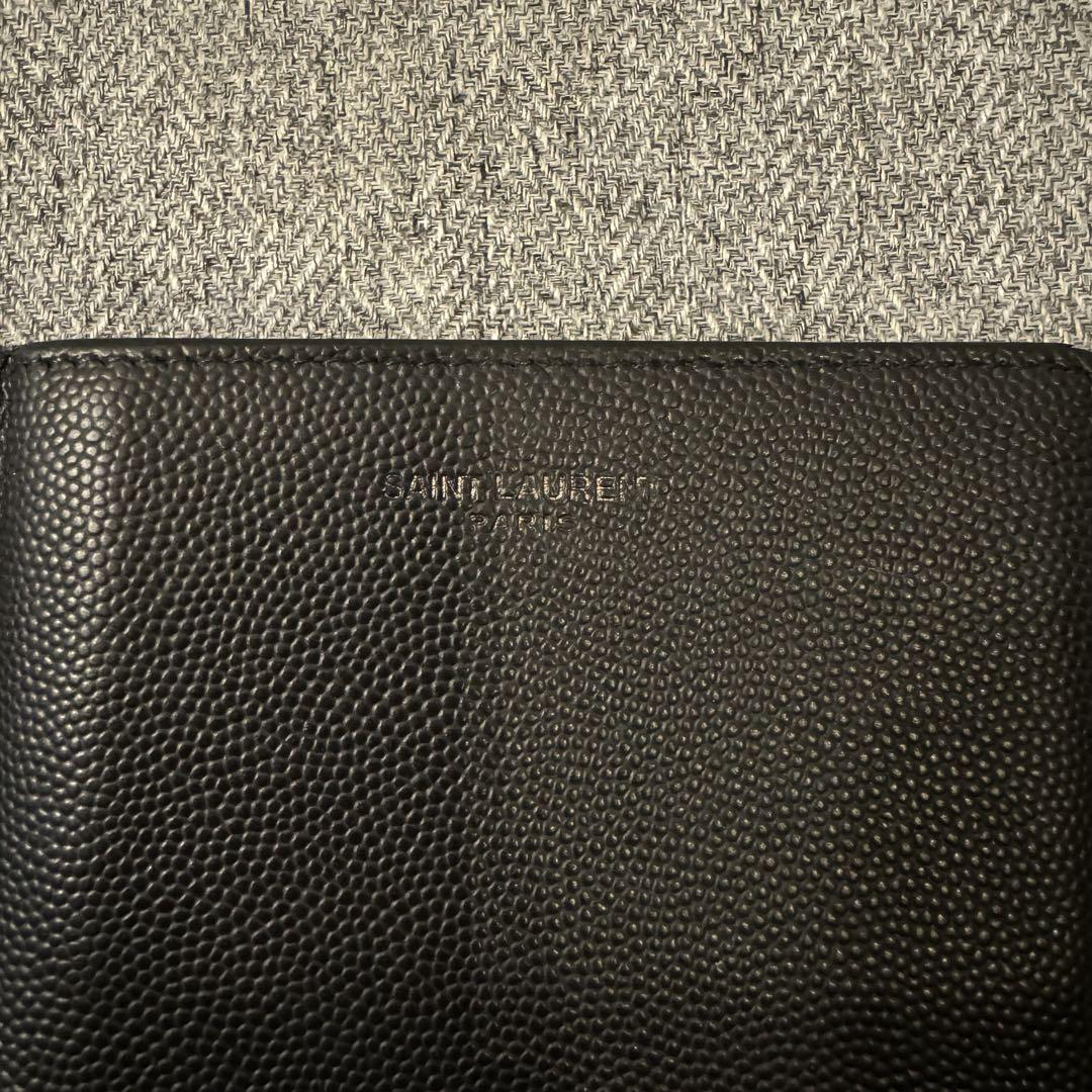 SAINT LAURENT マネークリップ カードケース　ブラック