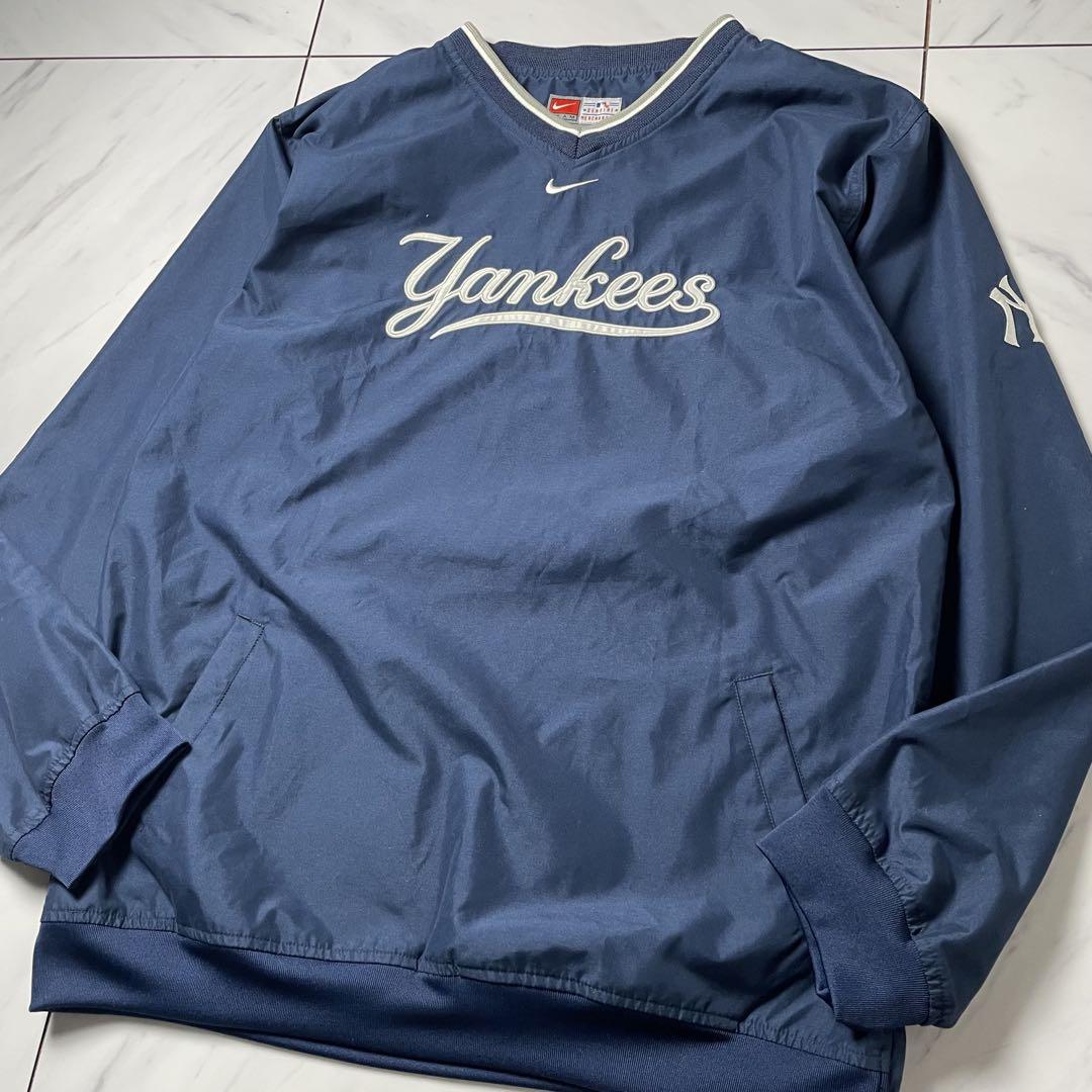 【保存版】 XL Yankees 刺繍 ナイロンジャケット プルオーバー NIKE ウェア