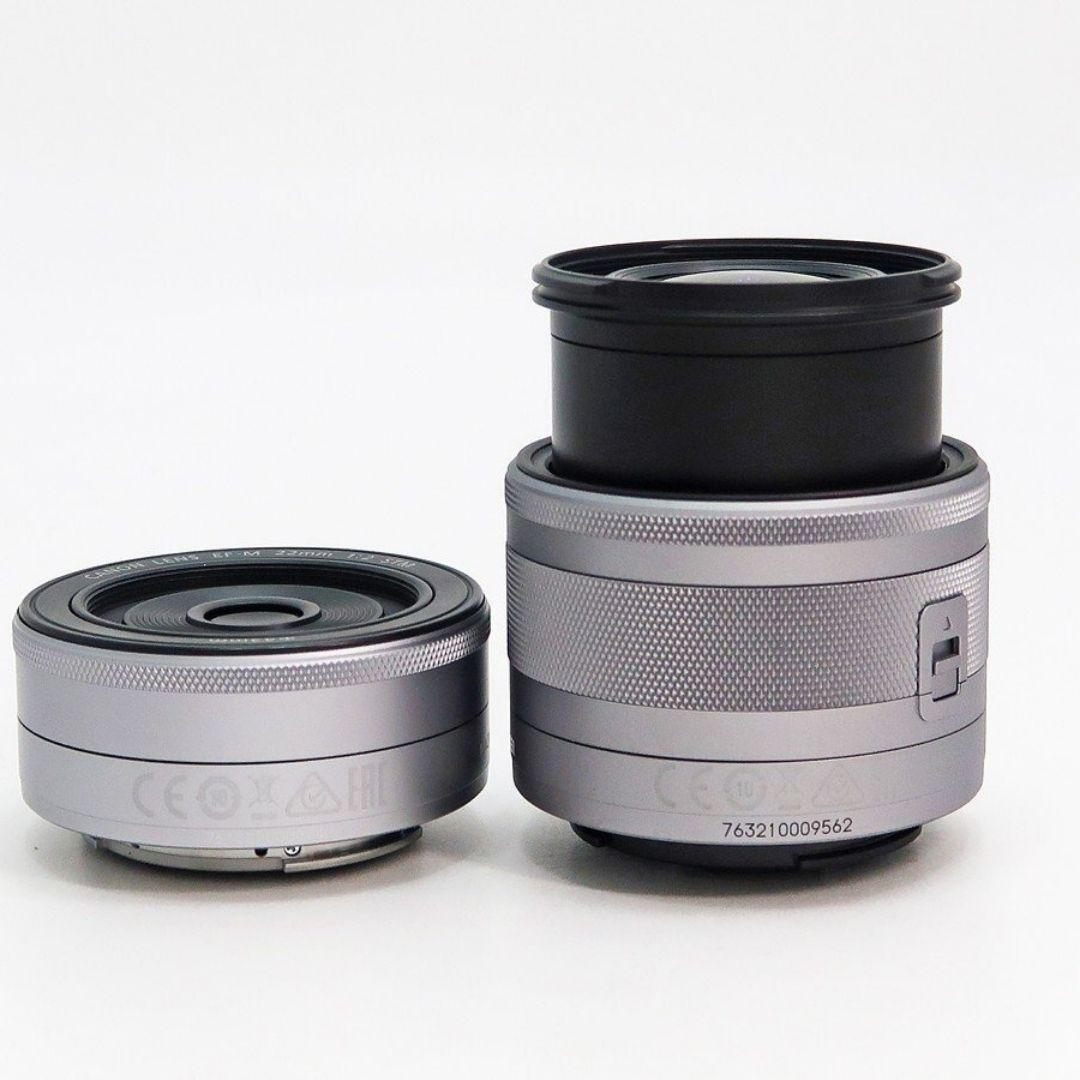 美品✨️Canon キヤノン EOS M100 ダブルレンズキット ミラーレス