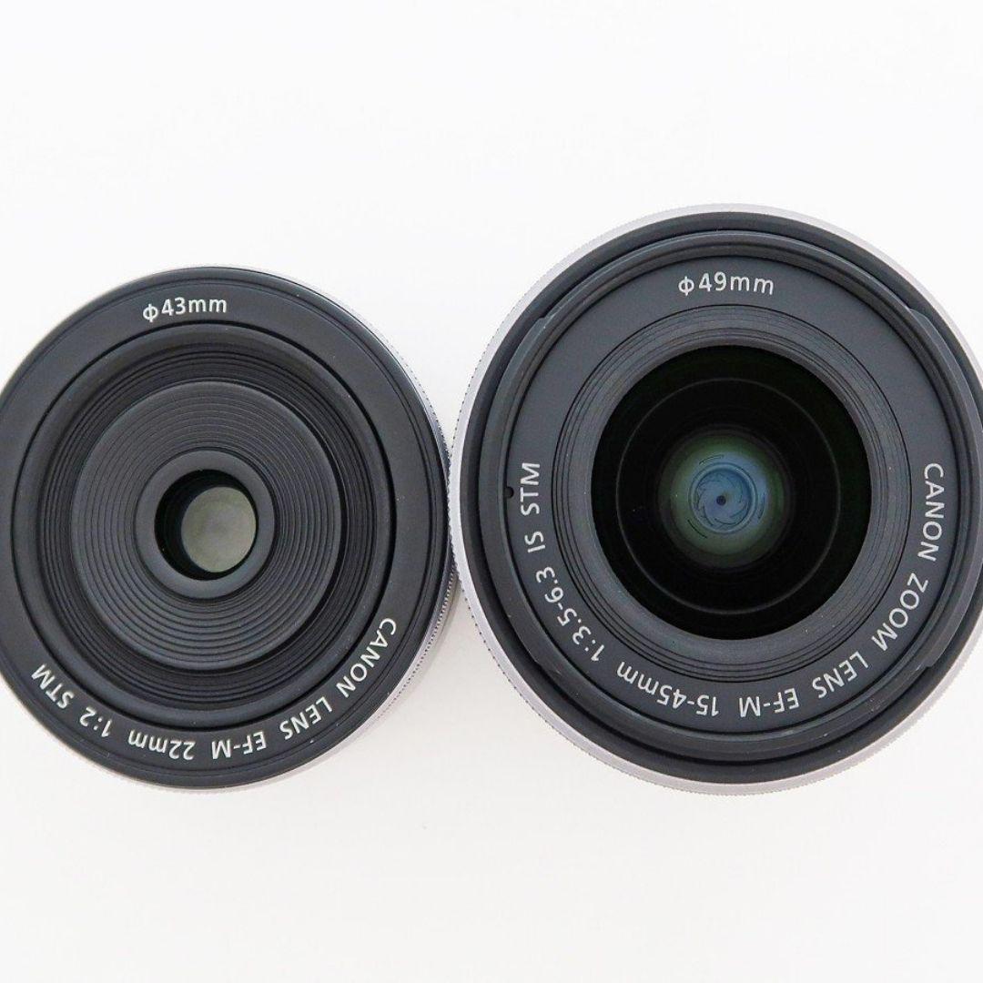 美品✨️Canon キヤノン EOS M100 ダブルレンズキット ミラーレス