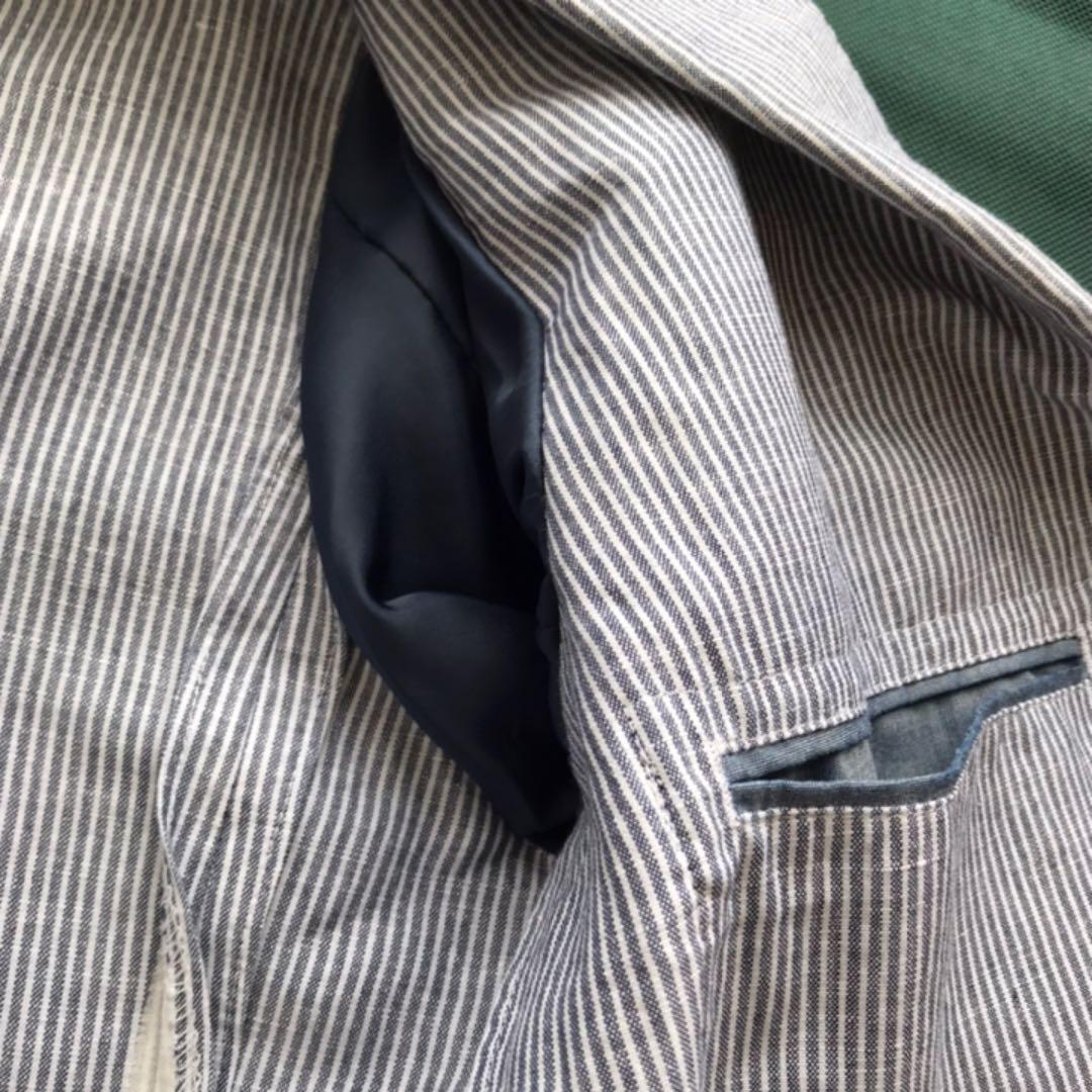 激安大特価 Uniqloユニクロ 綿麻メンズジャケット ｌ 夏用 Www Anavara Com
