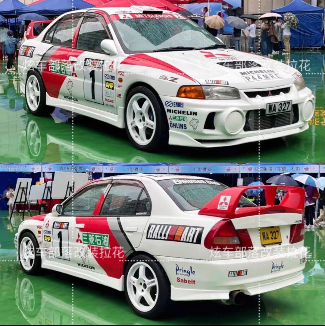 三菱ランサーエボリューションIV RALLY ART デカール