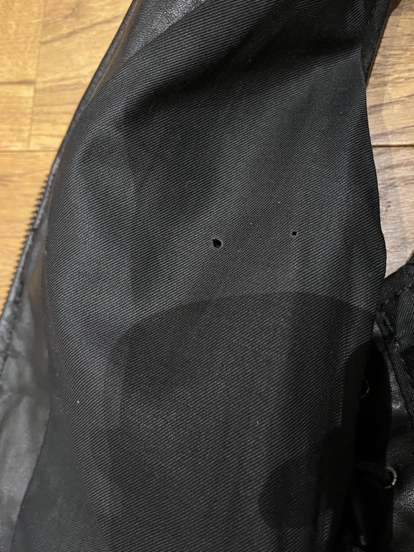 VANSON　ベスト　ブラック　38　レザー　牛革　レースアップ