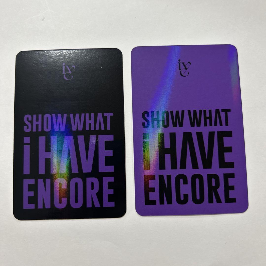 IVE トレカ ウォニョン ミラー ラントレ アンコール ive ラントレ show what i have ウォニョン ガウル トレカ