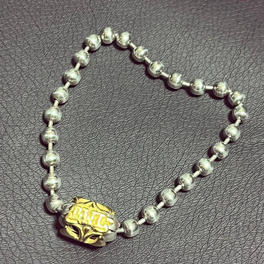 ビルウォールレザー ラージボールチェーンブレス5.5㎜ BWL シルバー製 22Bill Wall Leather