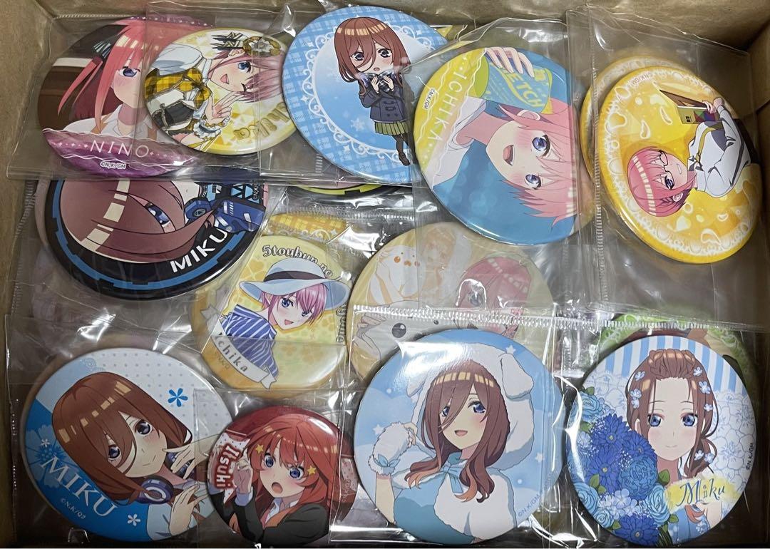 【オープニング大セール】 一番くじ五等分の花嫁まとめ売りフィギュアクリアファイル缶 クリアファイル