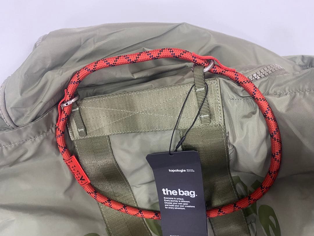 Topologie トポロジー ボストンバッグ 大容量トートバッグ　カーキ