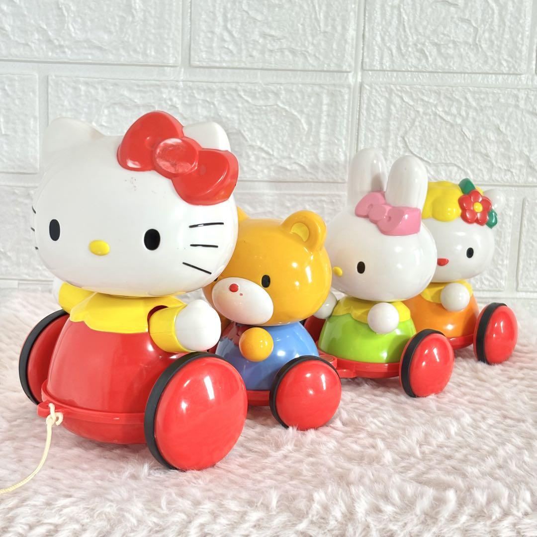 ハローキティ　ウキウキゆうえんち　きしゃぽっぽパズル　レトロ　激レア　1987 ハローキティ ウキウキゆうえんち きしゃぽっぽパズル レトロ 激