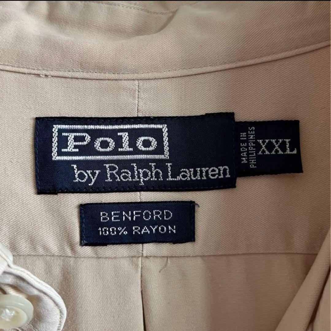 90s ラルフローレン レーヨン シャツ BENFORD XXL 90S Ralph Lauren レーヨンシャツ BENFORD XXL ラルフローレン