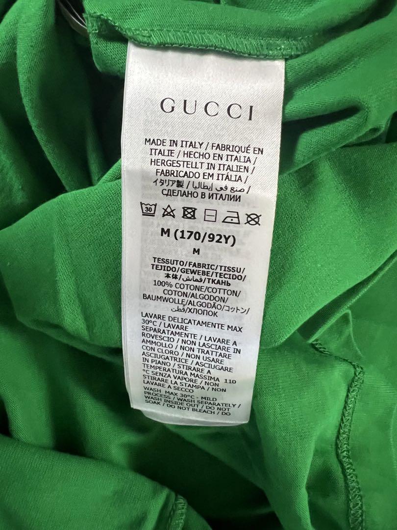 GUCCI アディダス コラボ Tシャツ グリーン