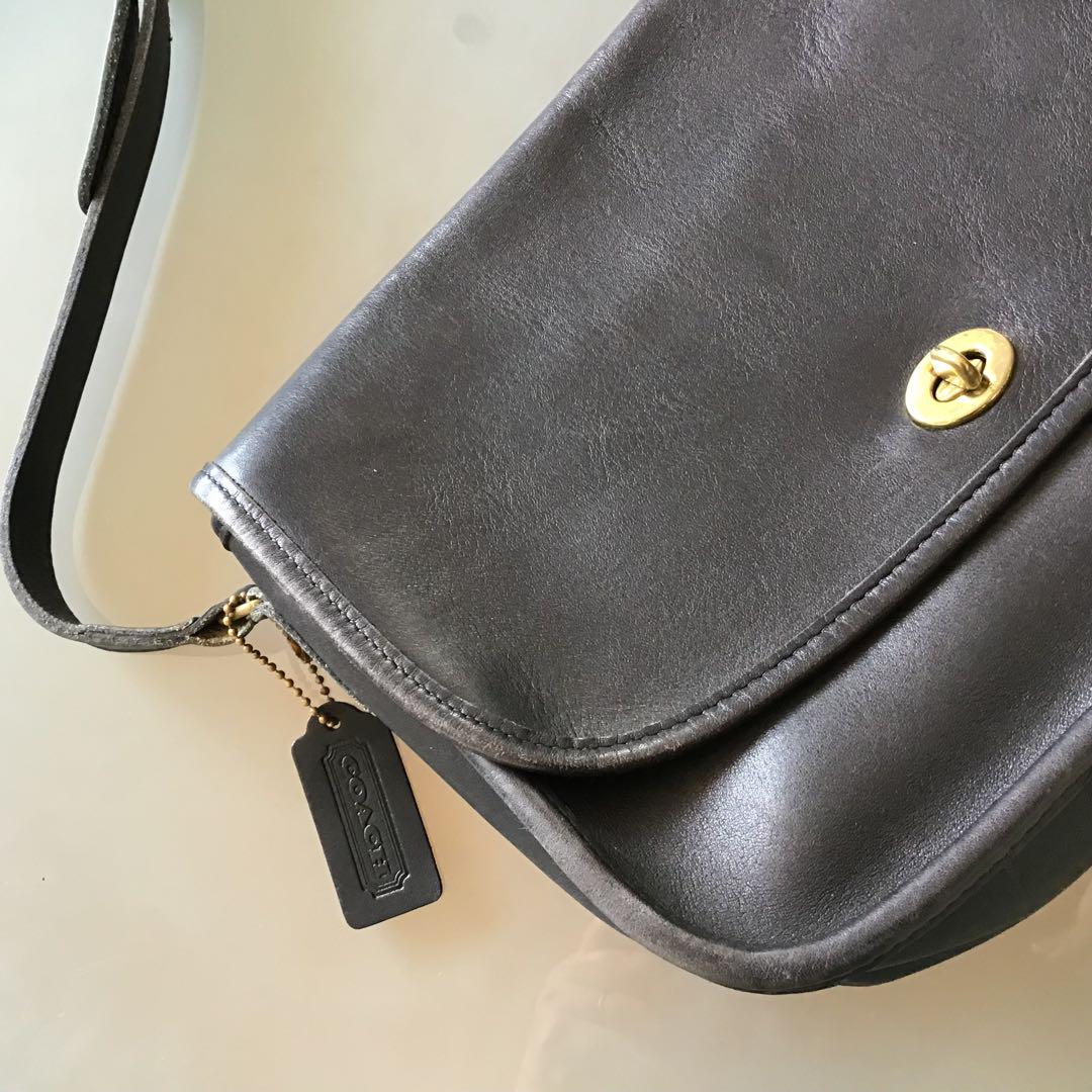 COACH オールドコーチ ターンロック ショルダーバッグ なな